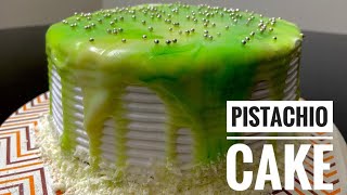 PISTACHIO CAKE  PISTA CAKE  PISTA CAKE RECIPE MALAYALAM [upl. by Arjan]