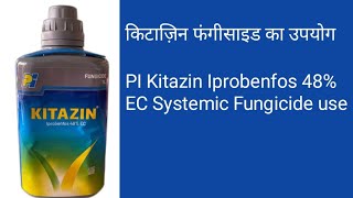 PI kitazin fungicide use in hindi Iprobenfos 48 EC systemic fungicide use [upl. by Ardnuasak937]