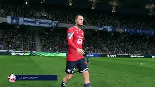 Gameplay FC 24  Le Havre  LOSC Lille  Ligue 1  20242025 [upl. by Nolyd538]