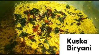 കുസ്‌ക ബിരിയാണി Plain Biryani Recipekuska ricekuska biryani recipe in Malayalam Anshis heaven [upl. by Ahseek]