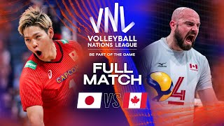 Nishida SERVES Japan to a win 🤯  Japan vs Canada  Full Match  Mens VNL 2023 [upl. by Jarid]