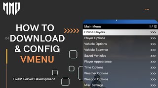 How to Install and Setup vMenu on YOUR FiveM Server 2023 [upl. by Lebyram85]