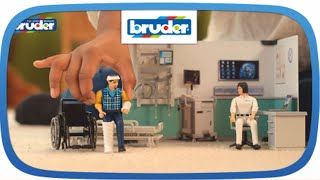 bworld Krankenstation  62711  Bruder Spielwaren [upl. by Eidnalem]