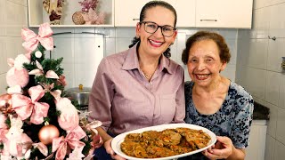 CARNE RECHEADA PREFERIDA DA NOSSA FAMÍLIA PRATO PERFEITO PARA O NATAL  Isamara Amâncio [upl. by Wailoo137]