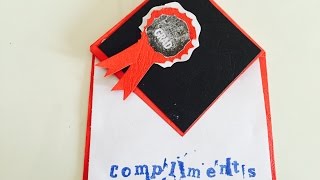 Tutorial Come realizzare un bigliettocard per la Laurea [upl. by Sidnarb]