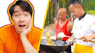 Uncle Roger AMAZED by PERFECT EGG FRIED RICE Chef Wang Gang [upl. by Notffilc387]