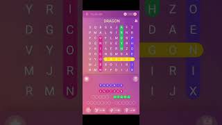 Word Search puzzle 298 Mythical Creatures puzzle wordpuzzle calming relaxing shorts wordsearch [upl. by Albina88]