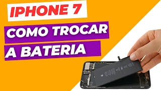 Como trocar a bateria do iPhone 7 [upl. by Cleve]