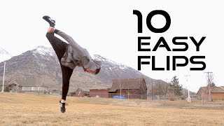 10 Flips Anyone Can Learn  Flip Progressions [upl. by Arelc]