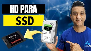 Como CLONAR Transferir PASSAR o Windows do seu HD para SSD [upl. by Dublin969]