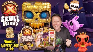 Treasure X Lost Lands Skull Island “Skull Temple” Mega Playset Real Gold AdventureFun Toy review [upl. by Knute]