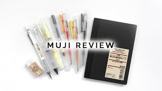 muji stationery review  alternatives [upl. by Dorothi]