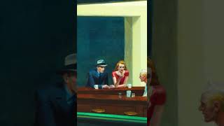 Nighthawks by Edward Hopper  Art Explained short [upl. by Goddart]