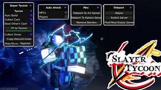 📥Roblox Slayer Tycoon📥💥script hack new💥mobilePCAuto buildNPCsplayersLion Kc Lee [upl. by Pinckney]