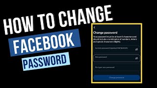 How to Change Facebook Password 2024 Easy Steps  Facebook Password Kasari Change Garne [upl. by Annalla]