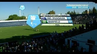 Fútbol en vivoIndependiente RM  Banfield Fecha 15 Torneo Primera B Nacional Fútbol Para Todos [upl. by Kcira194]