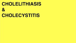 Cholelithiasis amp Cholecystitis [upl. by Kone]