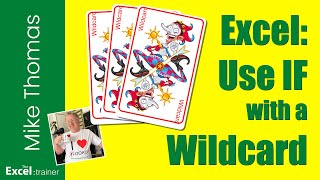 Excel How to Use the IF Function with Wildcards so it Works [upl. by Cecilio]