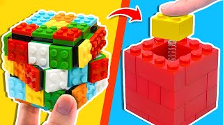 100 EXTREMELY Satisfying LEGO Fidget Toys  FUNZ Bricks [upl. by Ailadi644]