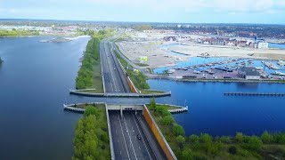 WATER BRIDGE HARDERWIJK NORTH HOLLAND [upl. by Vidovic]