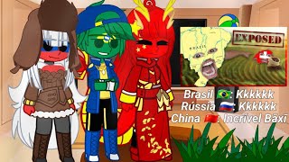 Countryhumans Reagindo ao Brasil Expondo os podres da Suíça  E Países do Norte  oipedrodaher [upl. by Beret27]