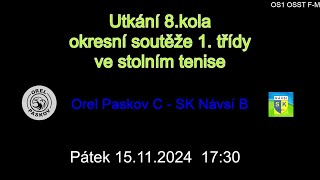 Orel Paskov C  SK Návsí B [upl. by Anoiuq917]