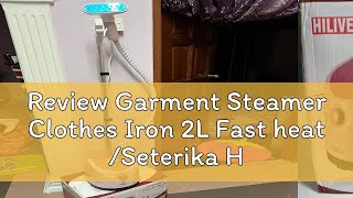 Review Garment Steamer Clothes Iron 2L Fast heat Seterika Haba Baju Pakaian 2L cepat panas [upl. by Dotson131]