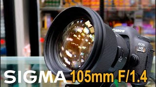 SIGMA 105mm F14 DG HSM Art  Maestro del BOKEH [upl. by Amandy]