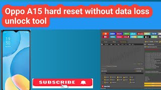 oppo a15 cph2185 password unlock without data loss safe formatby unlock tool 🔥 [upl. by Vachel]
