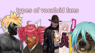 types of vocaloid fans [upl. by Airogerg]