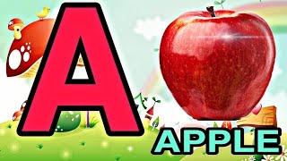 a for apple b for ball a se anar aa se aam abcd song अ से अनार क से कबूतर alphabets Anu Kids TV [upl. by Oicul]