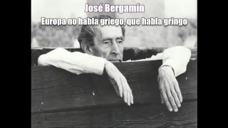 José Bergamín  Europa no habla griego que habla gringo [upl. by Huberman]