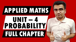 Class 12 Applied Maths  Complete Probability OneShotVideo Applied Mathematics Class 12 Probability [upl. by Oinafipe636]