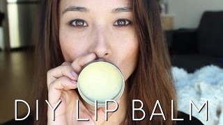 DIY Lip Balm  100 Natural Ingredients [upl. by Eidnyl]