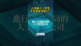 做人工智慧才是百度發展的突破口？ 百度 AI 中國 商業 商管 中國市場 怪獸科技公司 [upl. by Eelram]