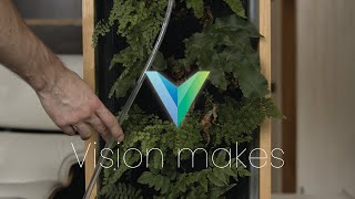 DIY internal living wall with irrigation [upl. by Linetta34]