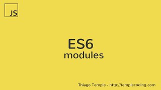 ES6 Modules [upl. by Ankney]