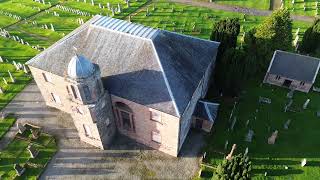 Rosskeen old parish church drone footage 2024 [upl. by Atalya]