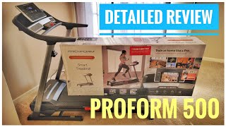 REVIEW ProForm Cadence Compact 500 Folding Treadmill WALMART LOVE IT PFTL39621 [upl. by Manara]