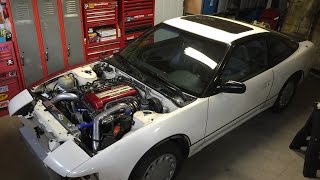 Project REDTOP ep03  240SX Update amp Starting Issues  S13 SR20DET Build [upl. by Batholomew]