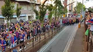 CORTEO BOIXOS NOIS FCB VS RMCF 652018 [upl. by Ahaelam]