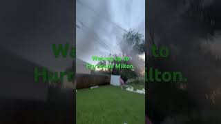 Hurricane Milton smokes Bradenton Florida [upl. by Anahsak]