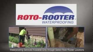 RotoRooter Plumbing  Basement Waterproofing Services [upl. by Ellissa]