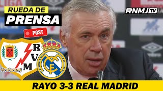 RUEDA DE PRENSA de ANCELOTTI post Rayo  Real Madrid 14122024 [upl. by Timon243]