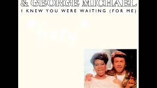 Aretha Frankin amp George Michael  I Knew You Were Waiting For Me [upl. by Ennazus369]