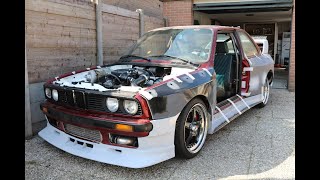 bmw e30 turbo first drive  m42 precision turbo  LTO bodykit  live to offend dutchperformance [upl. by Enobe934]