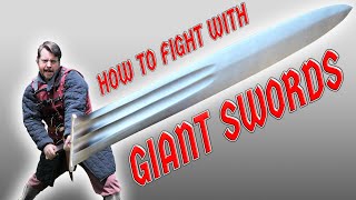 How to fight with GIANT SWORDS [upl. by Attelahs]