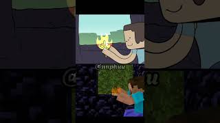 Original vs My Minecraft version Which one is funnier XD animation memes minecraft [upl. by Lynsey]