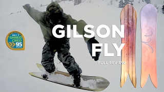 Gilson Fly Snowboard Review  BoardInsiderscom  2017 Gilson Snowboards Fly Review [upl. by Lustig]