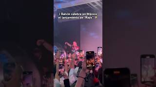 Se armó la fiesta con J Balvin desde la CDMX celebrando el lanzamiento de “Rayo” ⚡️ [upl. by Acinoryt]